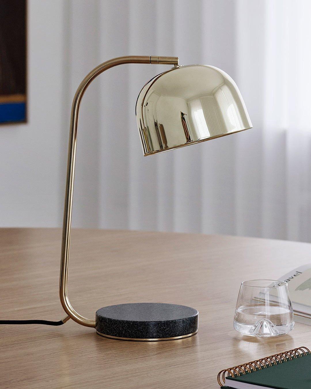 Grant Table Lamp by Tavilume - marble medium table lamp, view 4