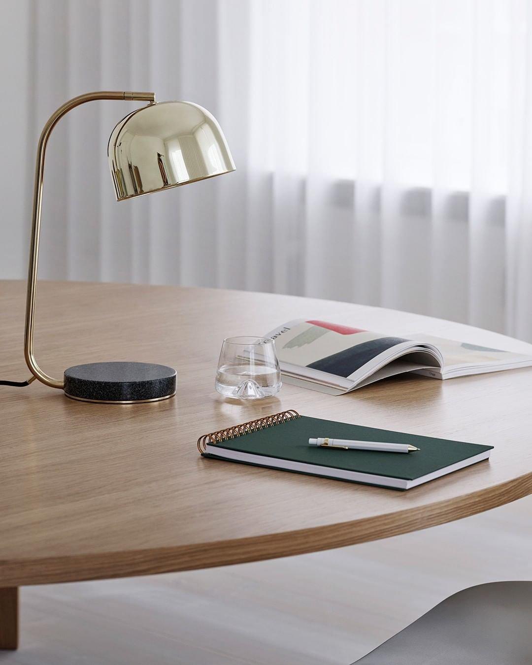 Grant Table Lamp by Tavilume - marble medium table lamp, view 7