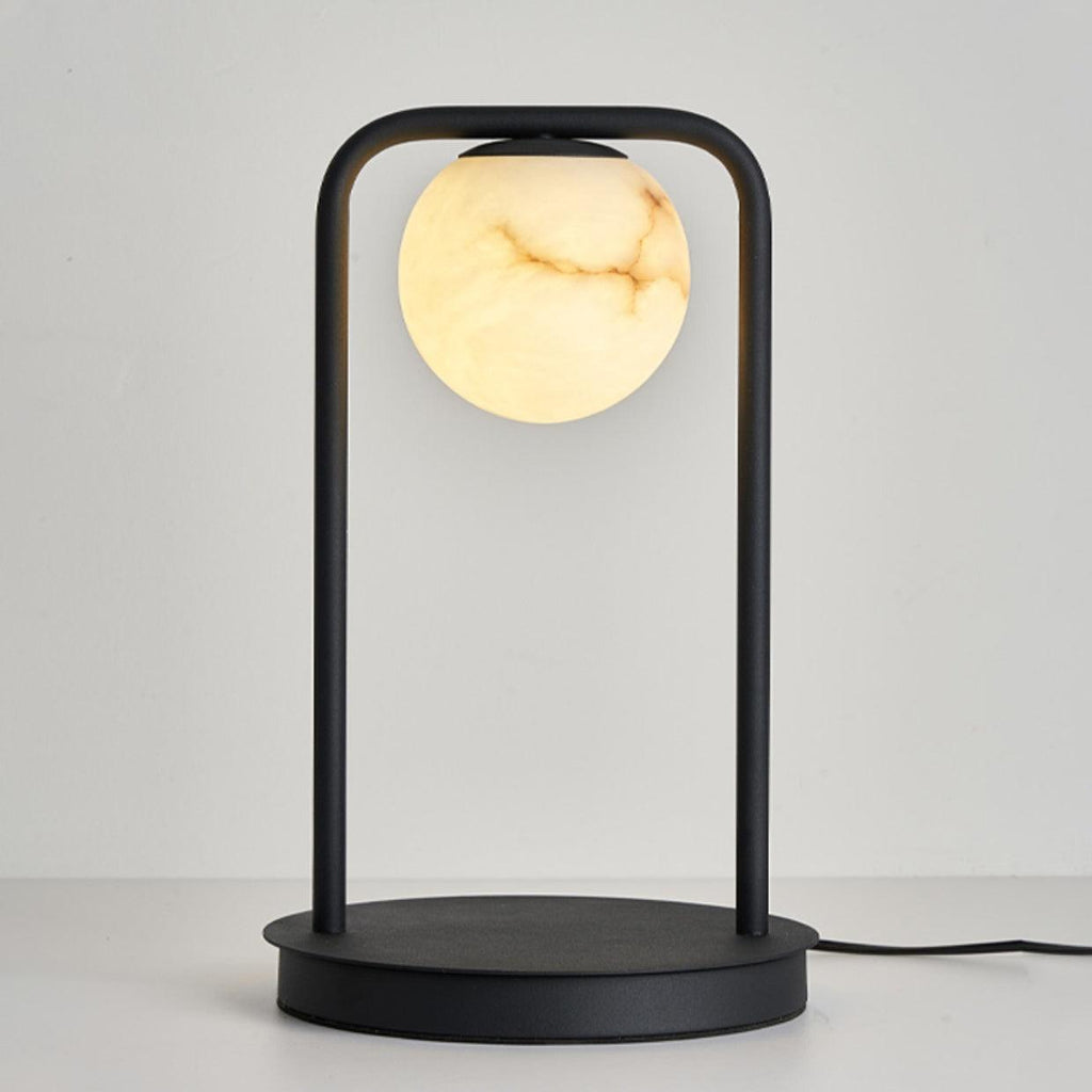 Rebirth Table Lamp by Tavilume - alabaster medium table lamp, view 1