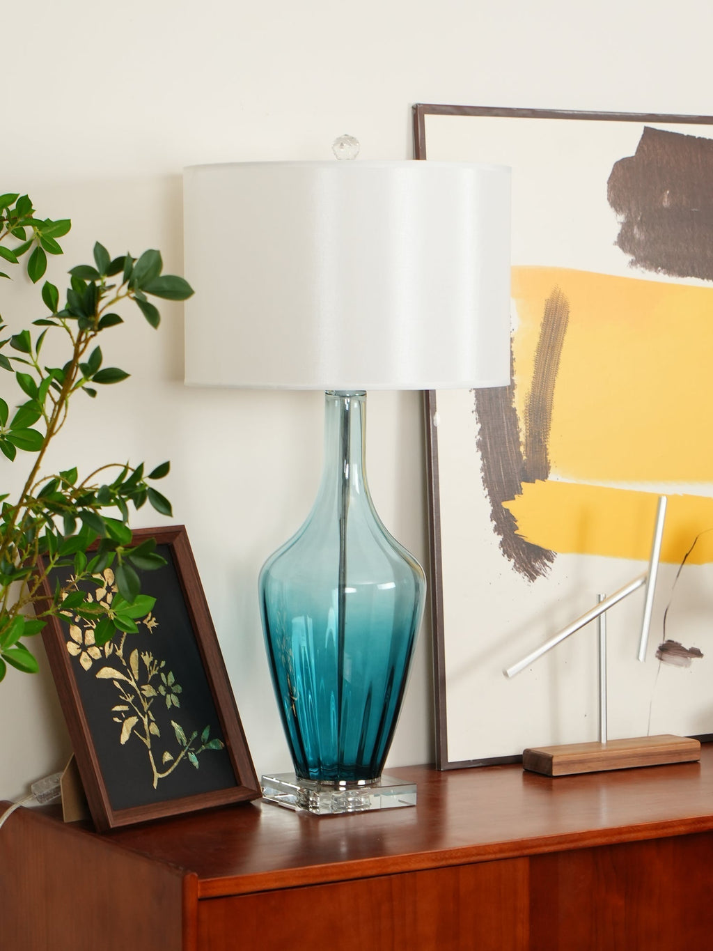 Hagano Table Lamp by Tavilume - crystal large table lamp, view 15