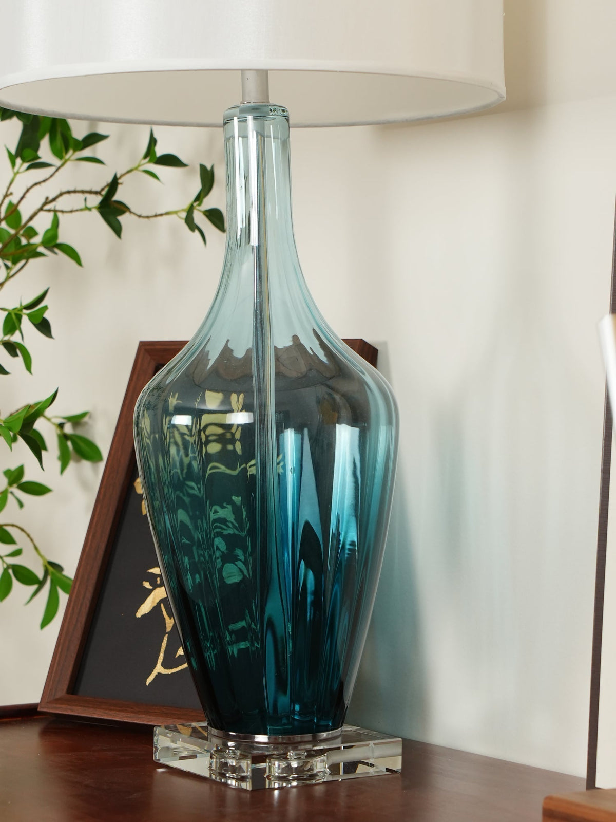 Hagano Table Lamp by Tavilume - crystal large table lamp, view 17