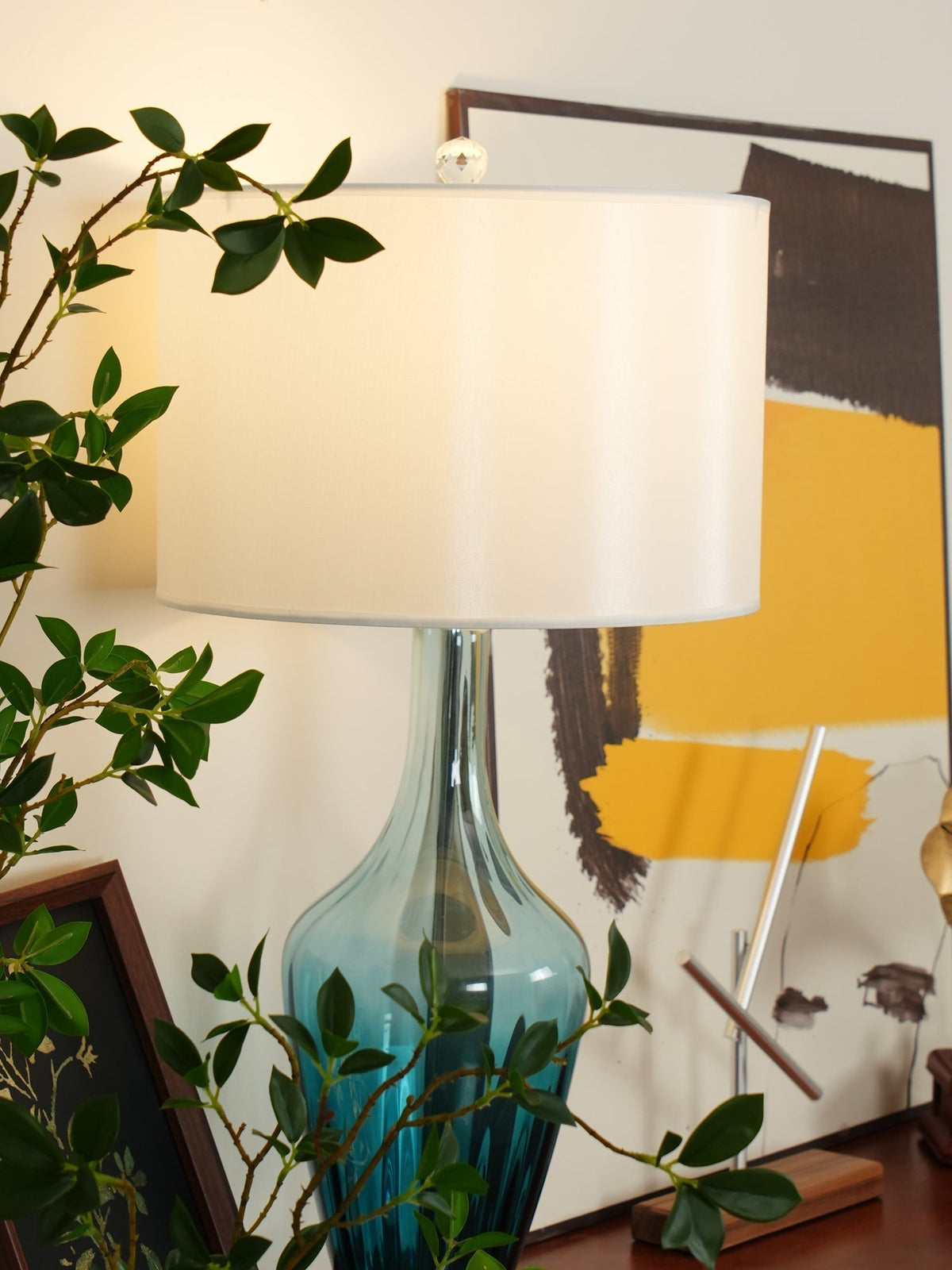 Hagano Table Lamp by Tavilume - crystal large table lamp, view 8