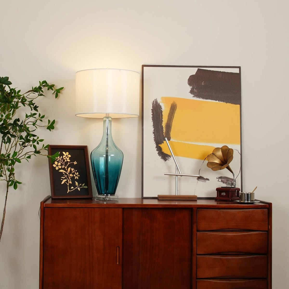 Hagano Table Lamp by Tavilume - crystal large table lamp, view 3