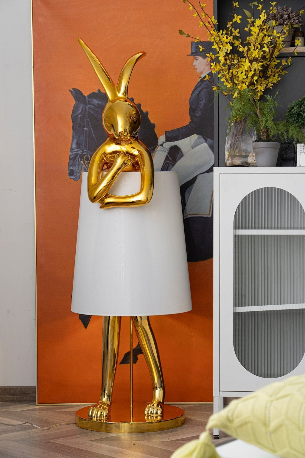 Hare Silhouette Table Lamp by Tavilume - crystal medium table lamp, view 38