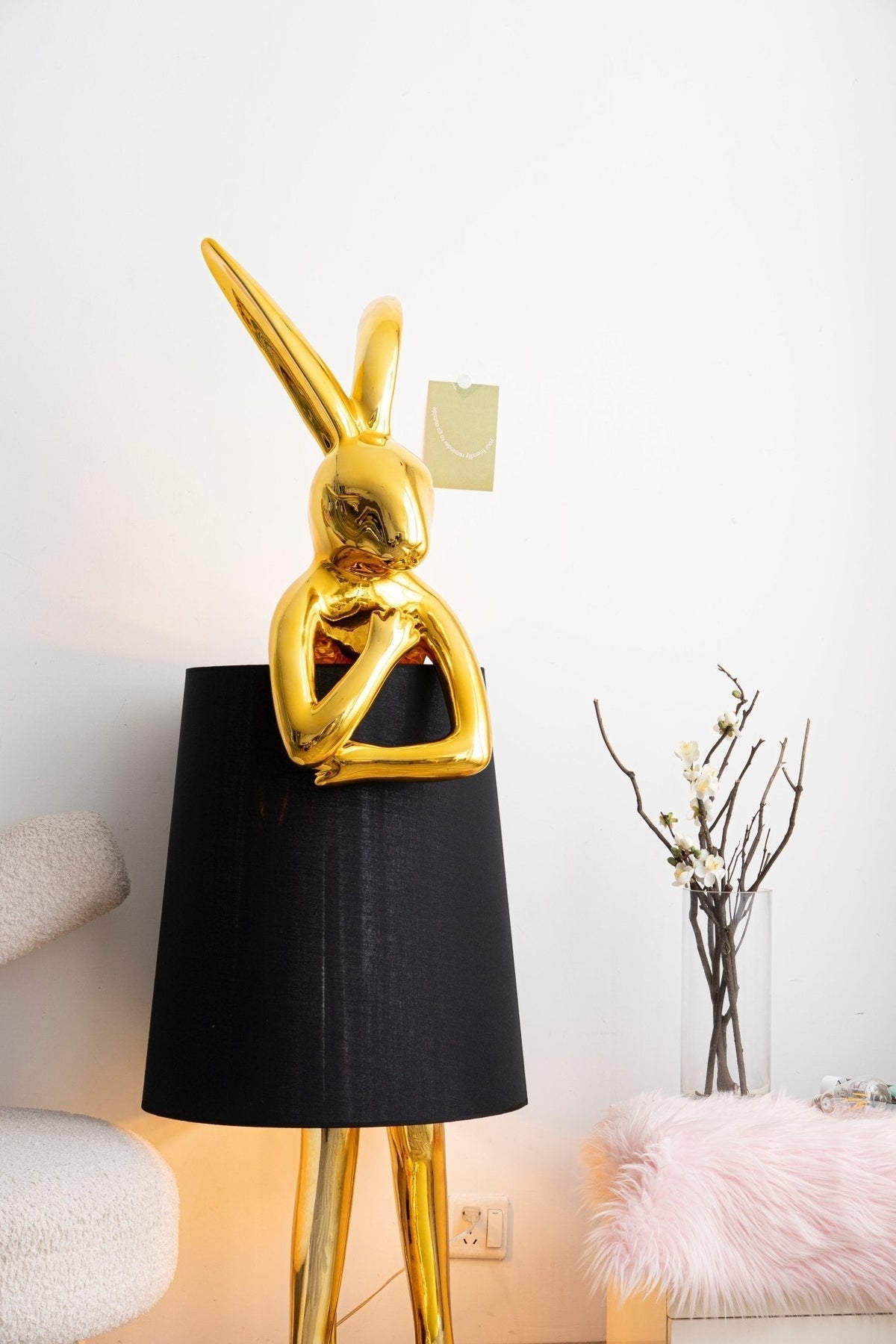 Hare Silhouette Table Lamp by Tavilume - crystal medium table lamp, view 17