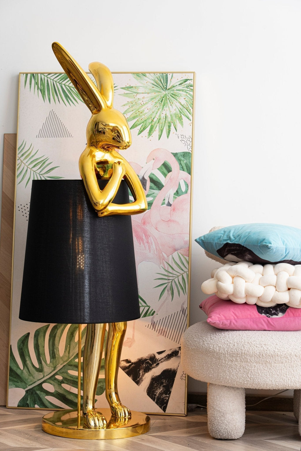 Hare Silhouette Table Lamp by Tavilume - crystal medium table lamp, view 31