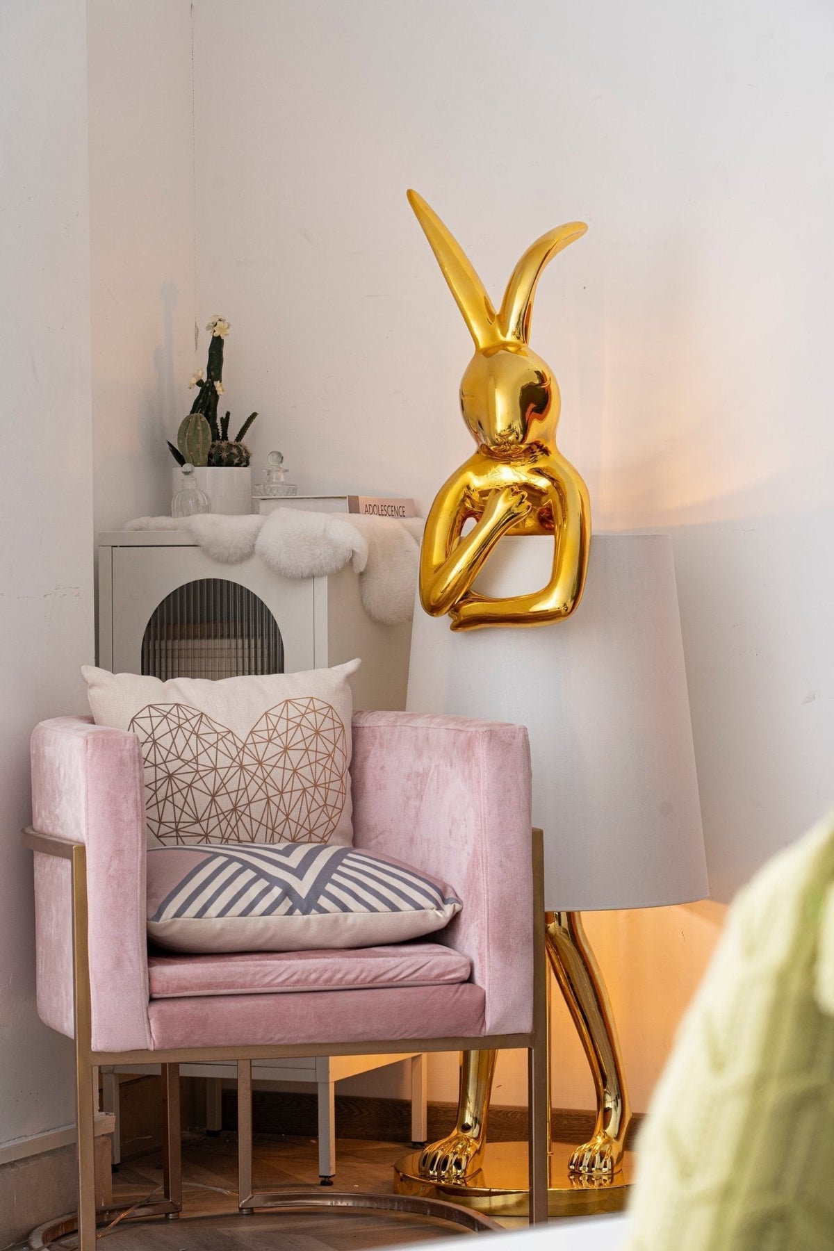 Hare Silhouette Table Lamp by Tavilume - crystal medium table lamp, view 24
