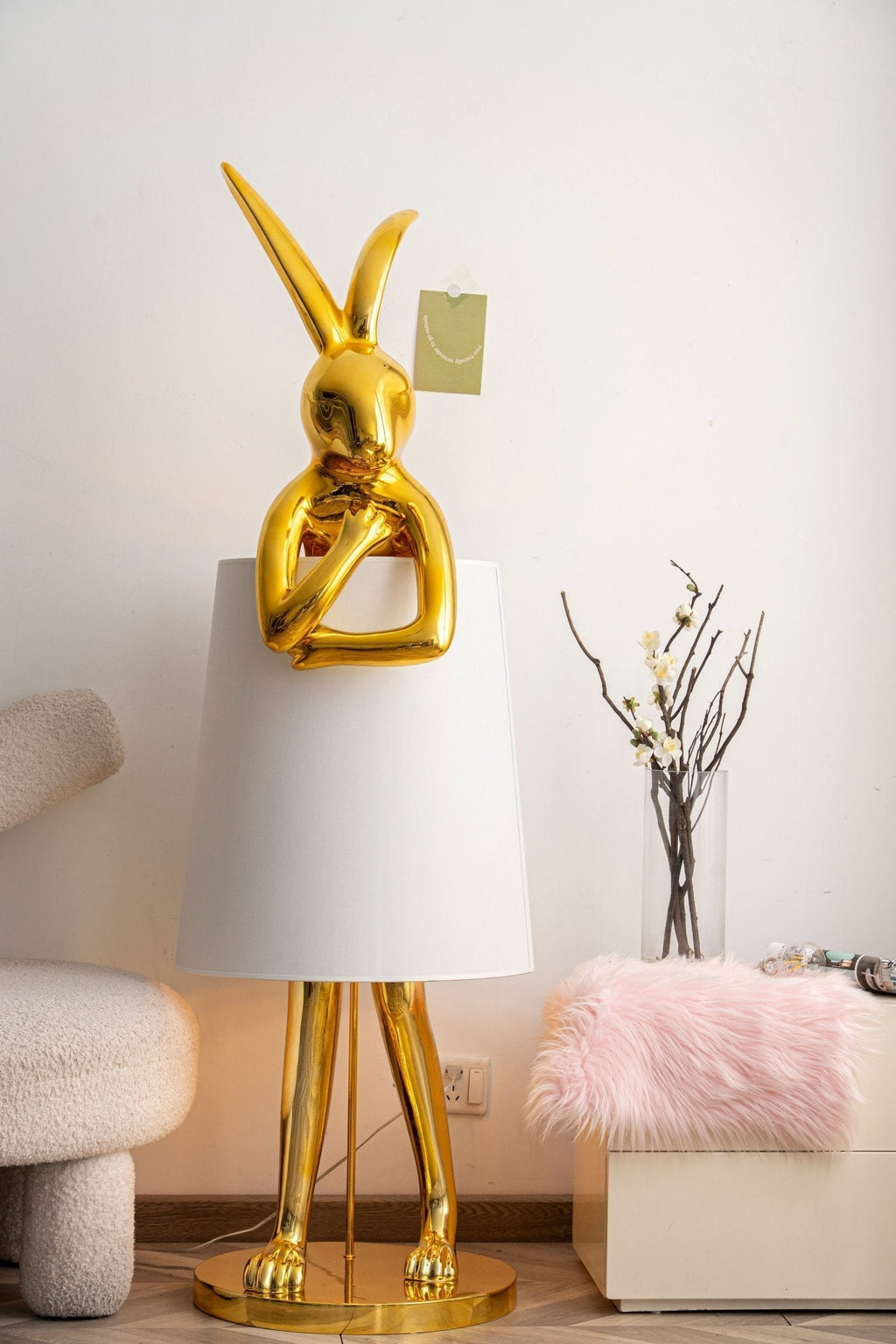 Hare Silhouette Table Lamp by Tavilume - crystal medium table lamp, view 19