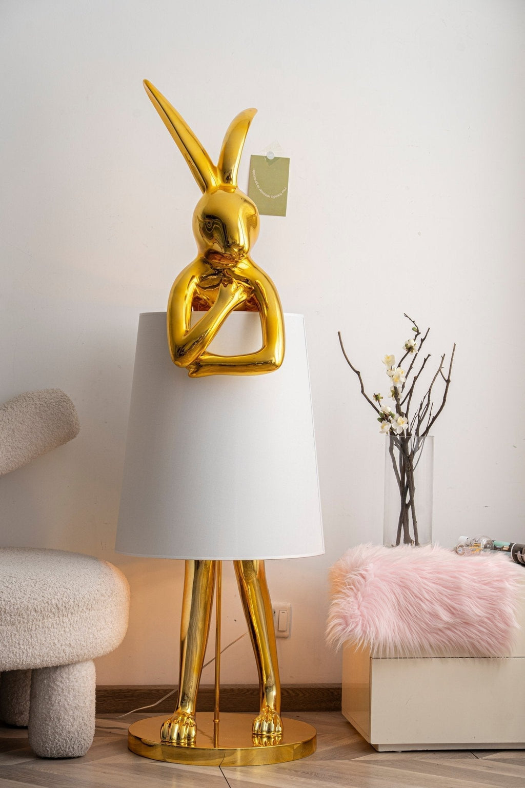 Hare Silhouette Table Lamp by Tavilume - crystal medium table lamp, view 26