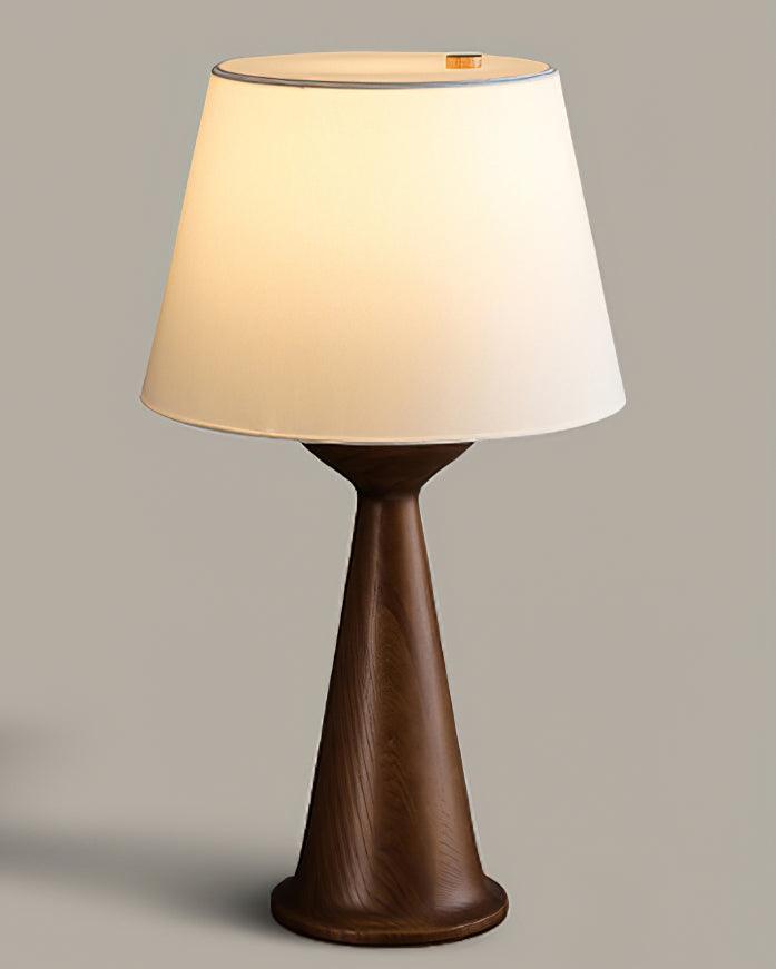 Hourglass Wood Table Lamp by Tavilume - glass large table lamp, view 4