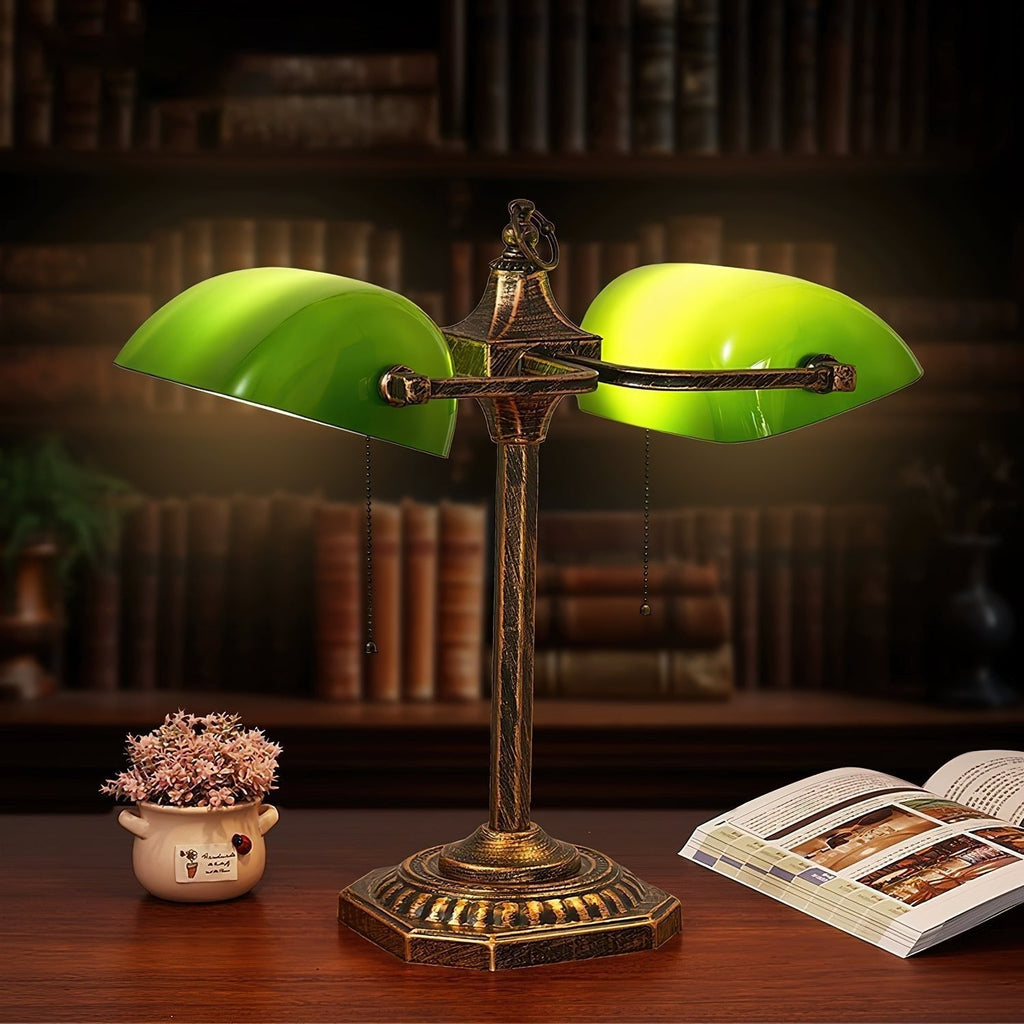 Jade Table Lamp by Tavilume - glass medium table lamp, view 1