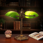 Jade Table Lamp by Tavilume - glass medium table lamp, view 1