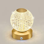 Jarin Diamond USB-Powered Table Lamp by Tavilume - crystal small table lamp, view 2