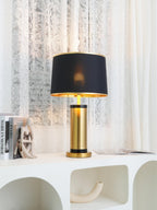 Jaspar Table Lamp by Tavilume - fabric large table lamp, view 2