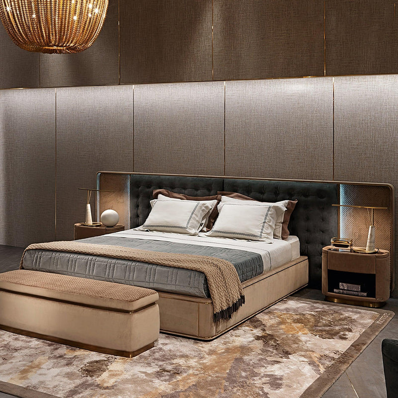 Jasper Table Lamp product view 5, showing Iron, Marble and Gold, Satin Nickel
