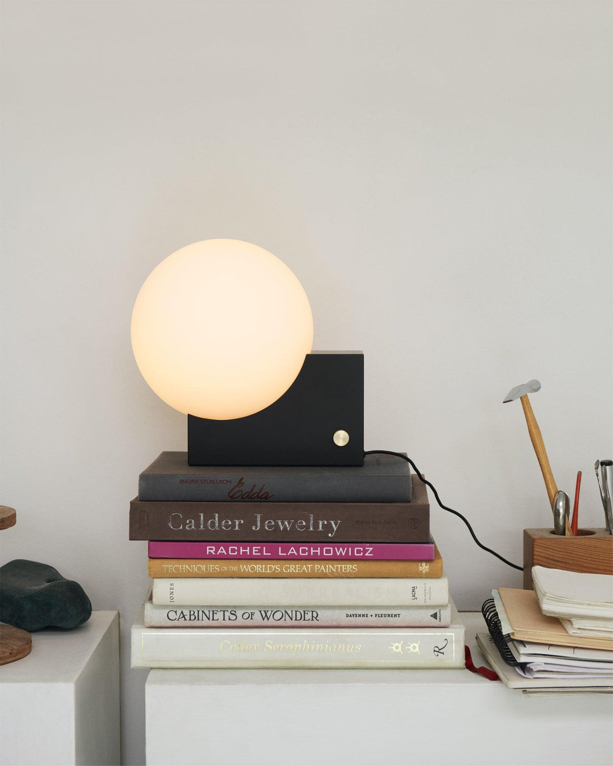 Fusion Table Lamp by Tavilume - glass small table lamp, view 4