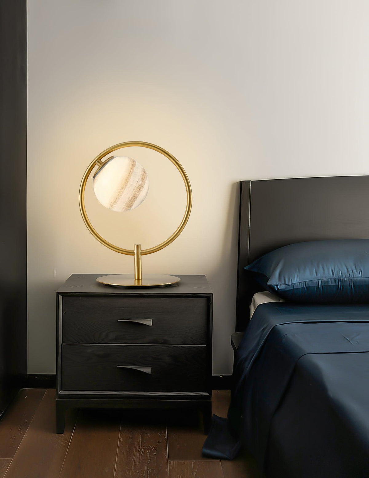 Jupiter Table Lamp by Tavilume - glass small table lamp, view 6
