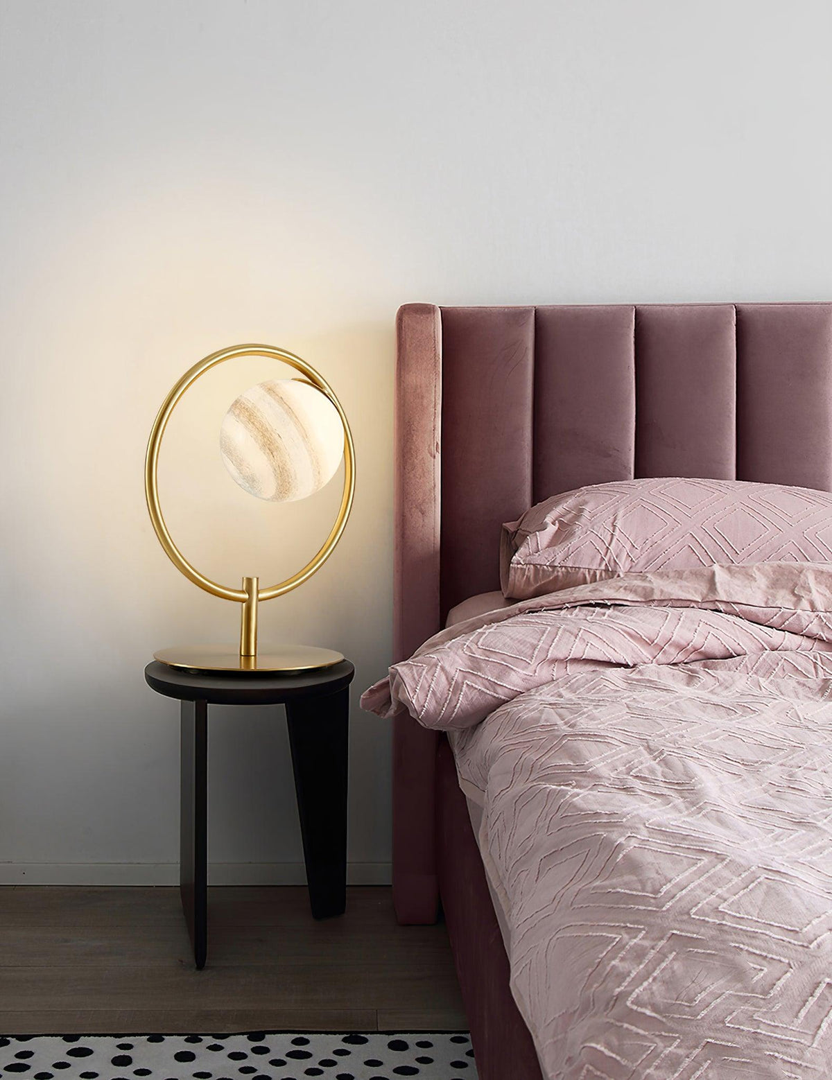 Jupiter Table Lamp by Tavilume - glass small table lamp, view 7