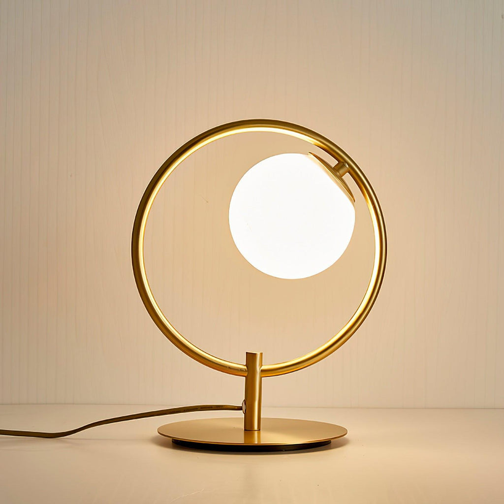Jupiter Table Lamp by Tavilume - glass small table lamp, view 3