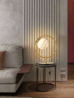 Jupiter Table Lamp by Tavilume - glass small table lamp, view 4