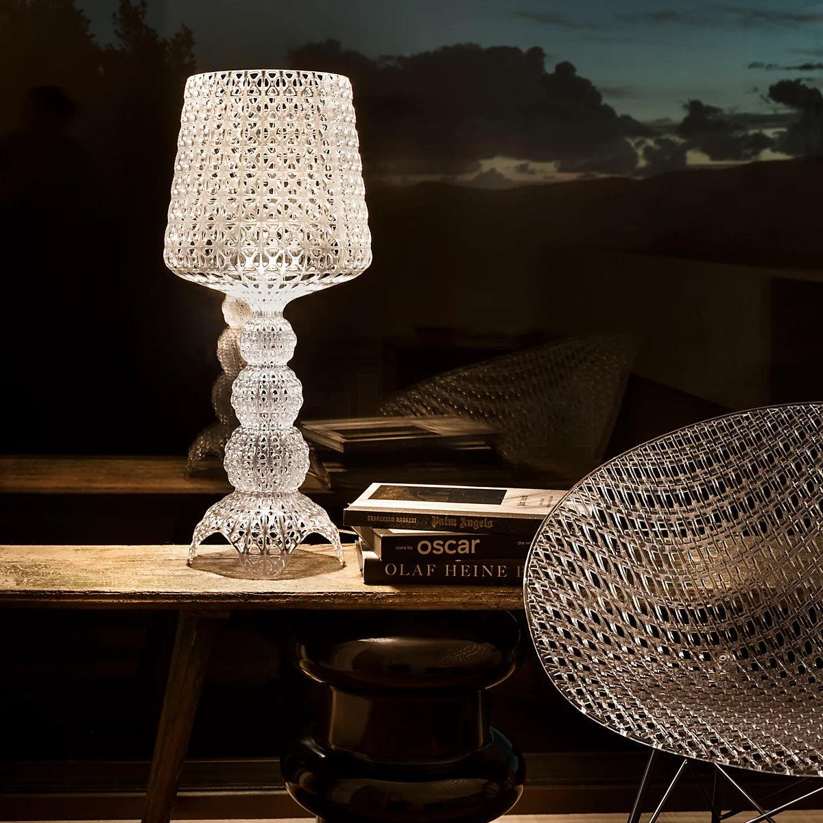Kabuki Table Lamp by Tavilume - acrylic large table lamp, view 2
