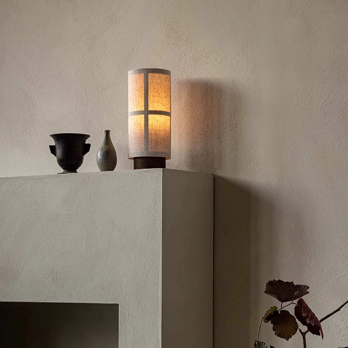 Kanso Glow USB-Powered Table Lamp by Tavilume - wood small table lamp, view 5