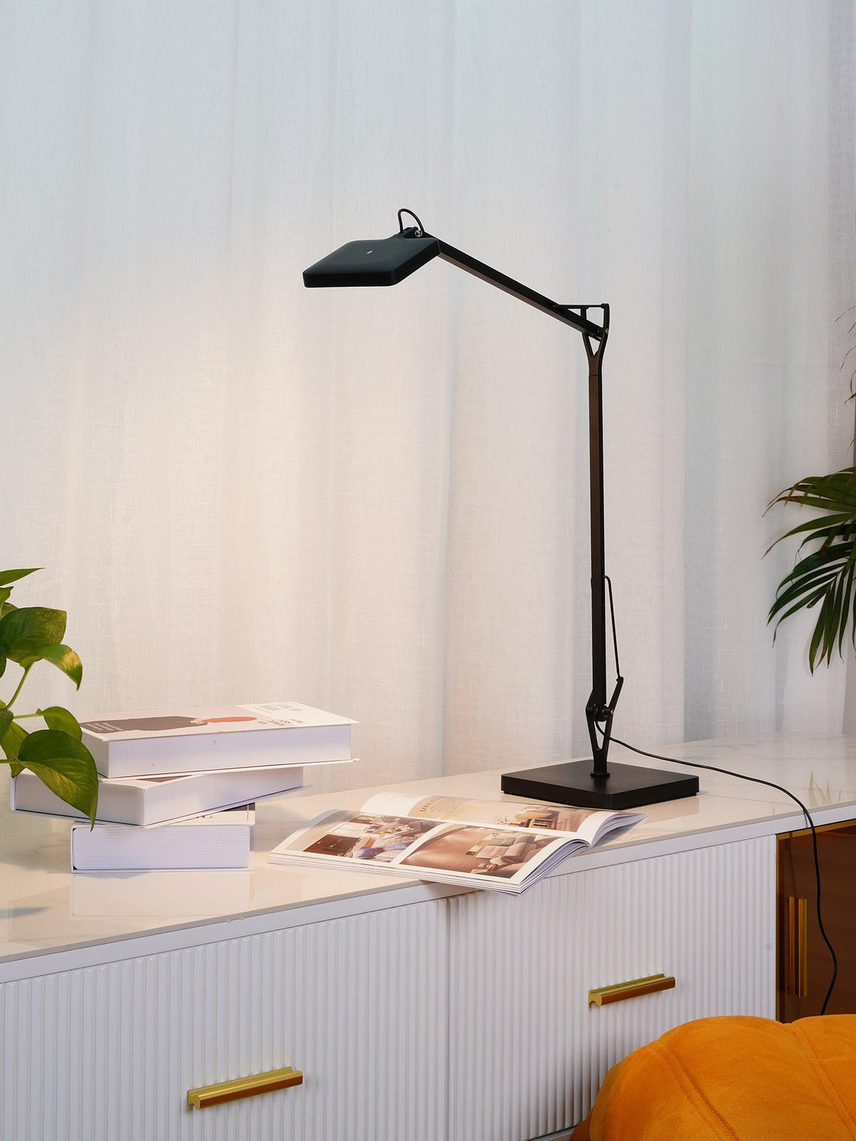 Edge Table Lamp by Tavilume - iron medium table lamp, view 3