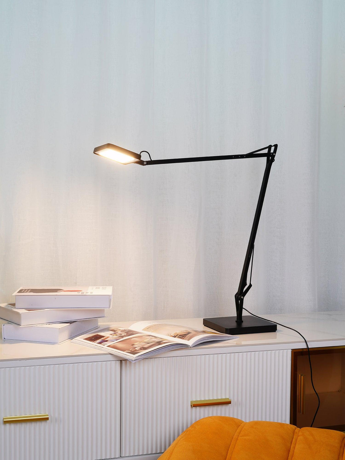 Edge Table Lamp by Tavilume - iron medium table lamp, view 4