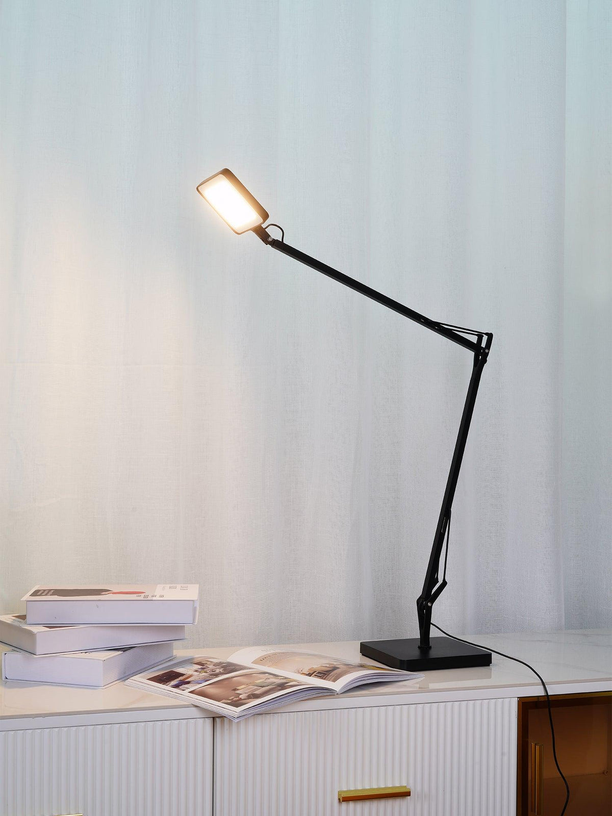 Edge Table Lamp by Tavilume - iron medium table lamp, view 5