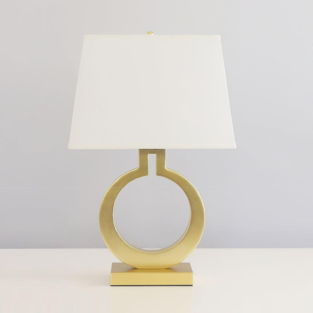 Keyhole Ring Table Lamp by Tavilume - fabric large table lamp, view 23