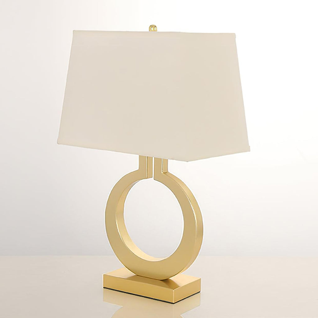 Keyhole Ring Table Lamp by Tavilume - fabric large table lamp, view 11