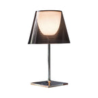 Chrome Prism Table Lamp product view 6, showing Acrylic, Iron and Clear, Smoke grey, Bronze