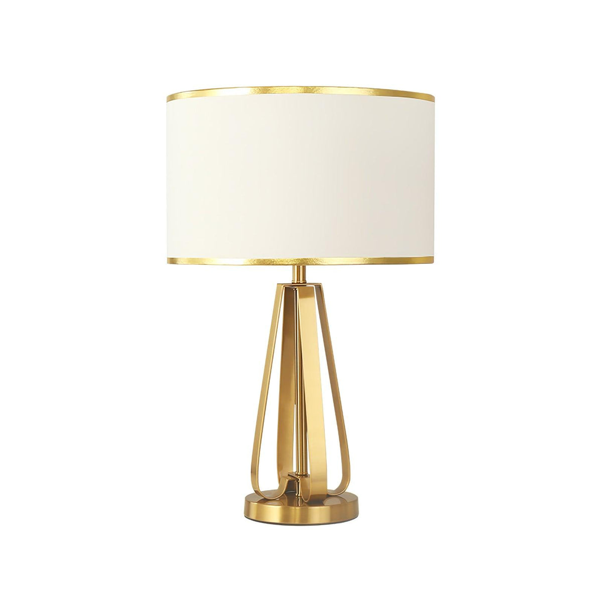 Laila Table Lamp by Tavilume - fabric medium table lamp, view 1