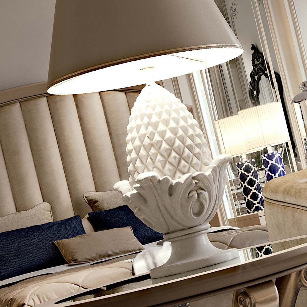Large Pine Cone Ceramic Table Lamp by Tavilume - ceramic large table lamp, view 2