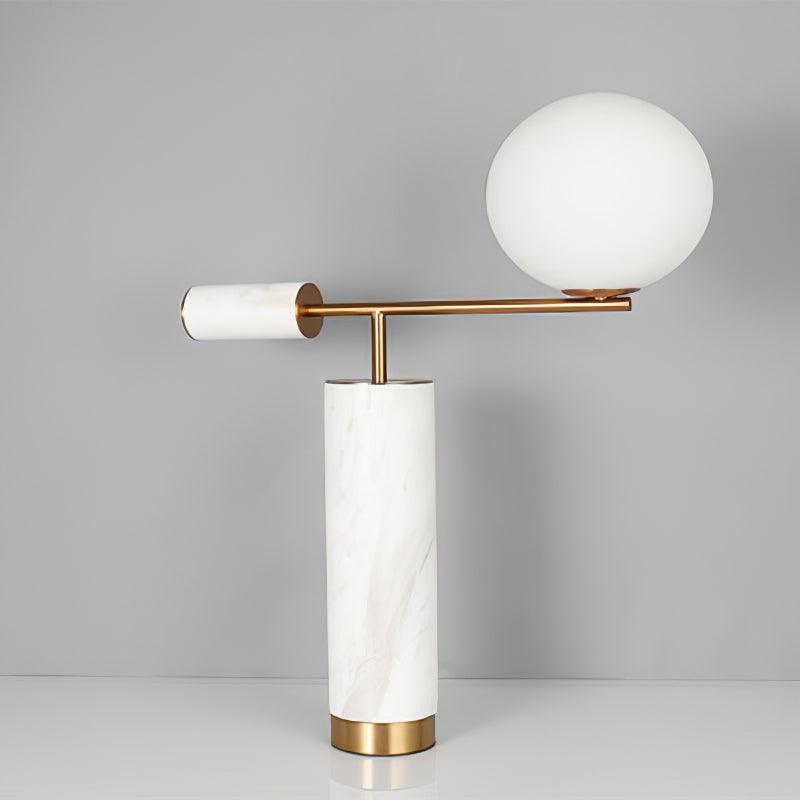 Lexi Table Lamp by Tavilume - marble large table lamp, view 4