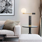 Lexi Table Lamp by Tavilume - marble large table lamp, view 2