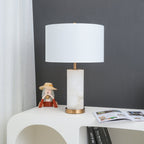 Lineham Table Lamp by Tavilume - alabaster large table lamp, view 5