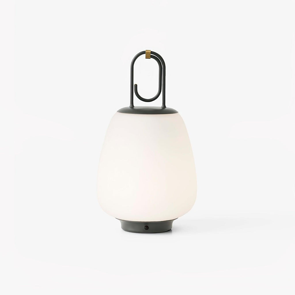 Lucia Lantern Table Lamp 6.3" by Tavilume - glass small table lamp, view 18