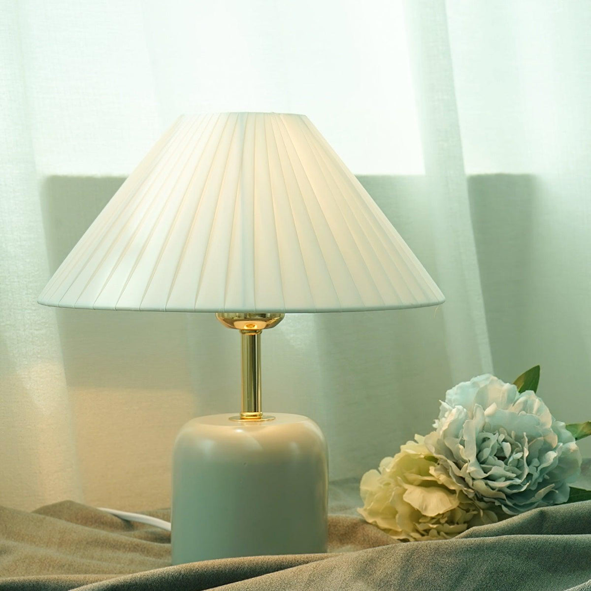 Lunitidal Table Lamp by Tavilume - ceramic small table lamp, view 2