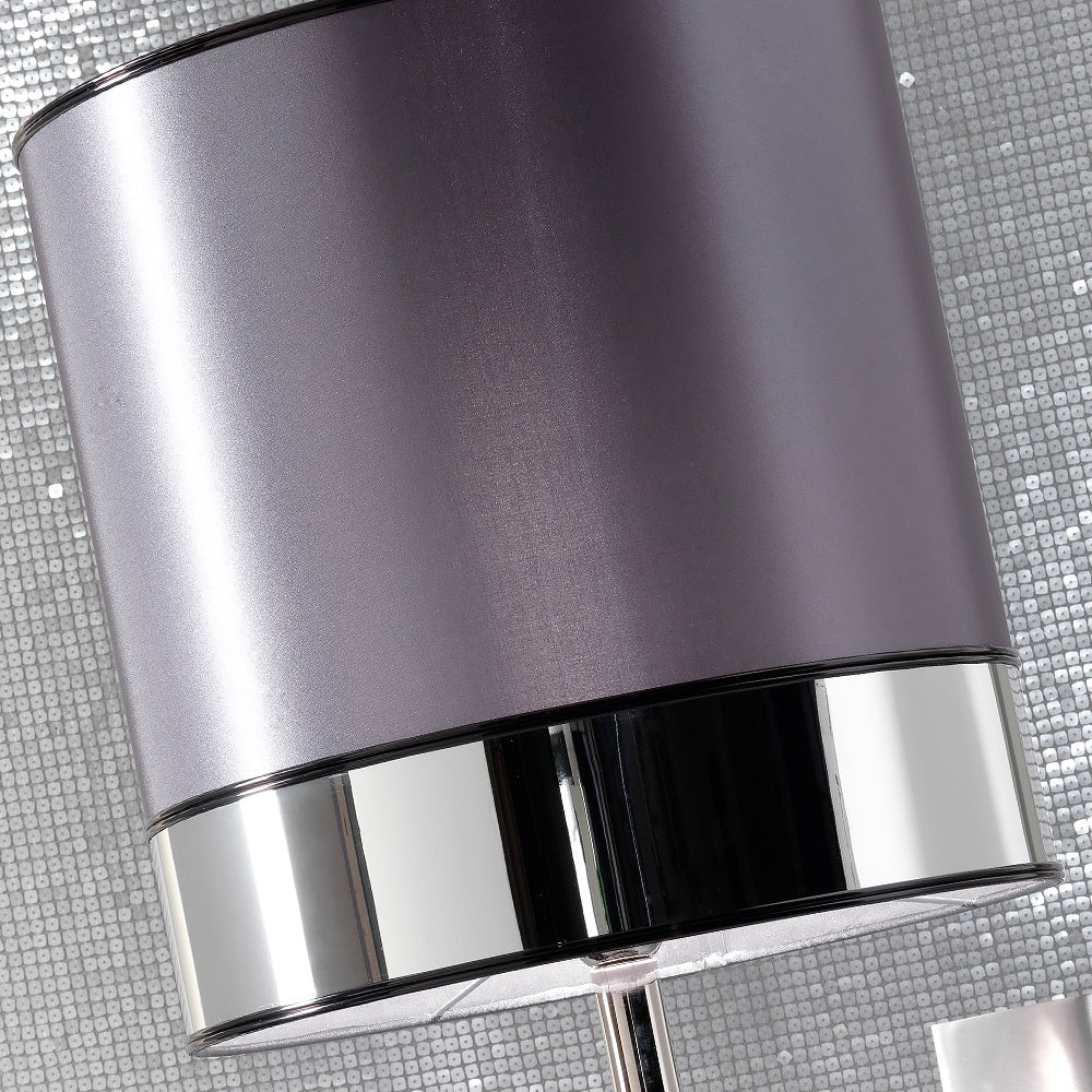 Premium Platinum Plated Italian Table Lamp by Tavilume - brass small table lamp, view 3