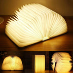 Magic Book Table Lamp 8.7" by Tavilume - wood small table lamp, view 9
