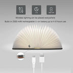 Magic Book Table Lamp 8.7" by Tavilume - wood small table lamp, view 11