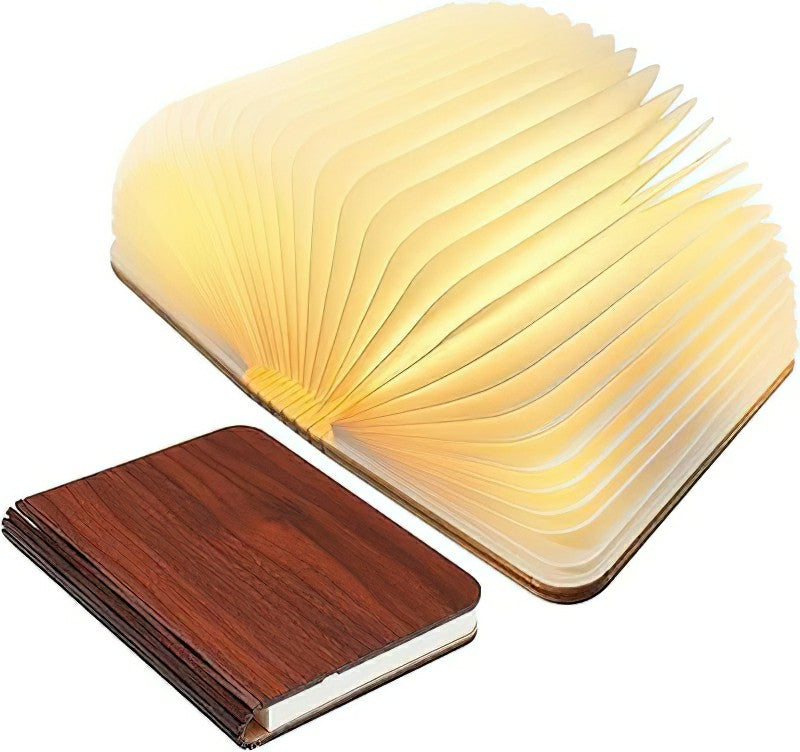 Magic Book Table Lamp 8.7" by Tavilume - wood small table lamp, view 12