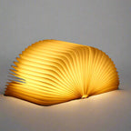 Magic Book Table Lamp 8.7" by Tavilume - wood small table lamp, view 8