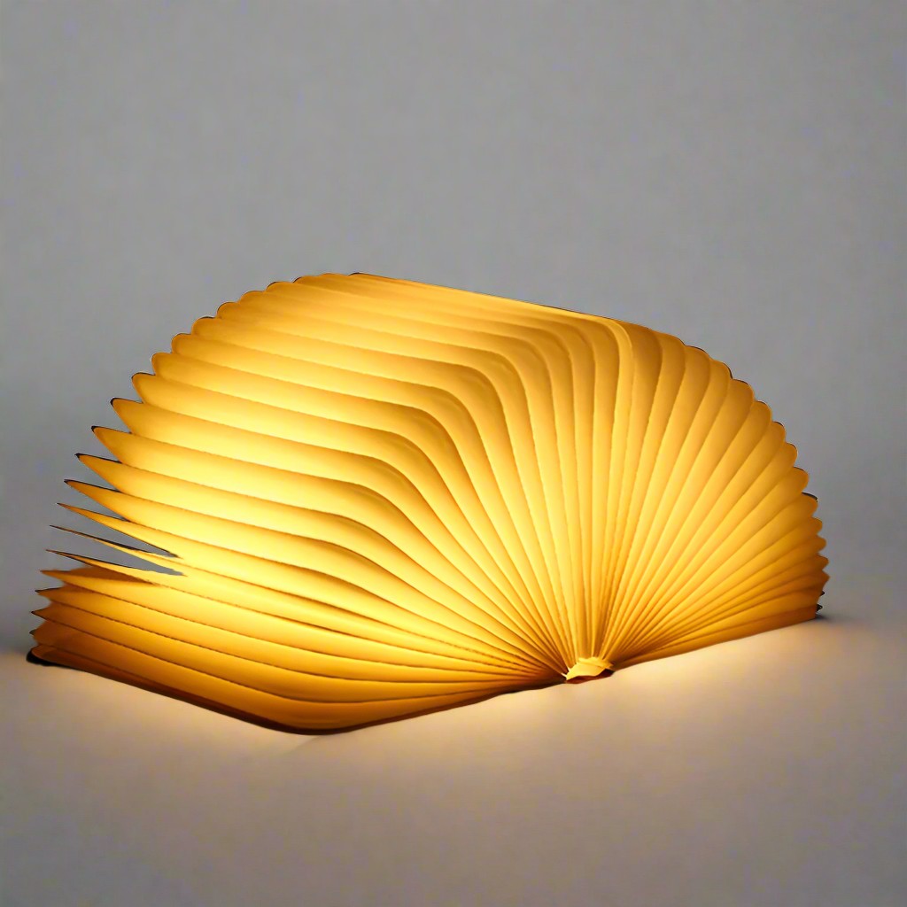 Magic Book Table Lamp 8.7" by Tavilume - wood small table lamp, view 8
