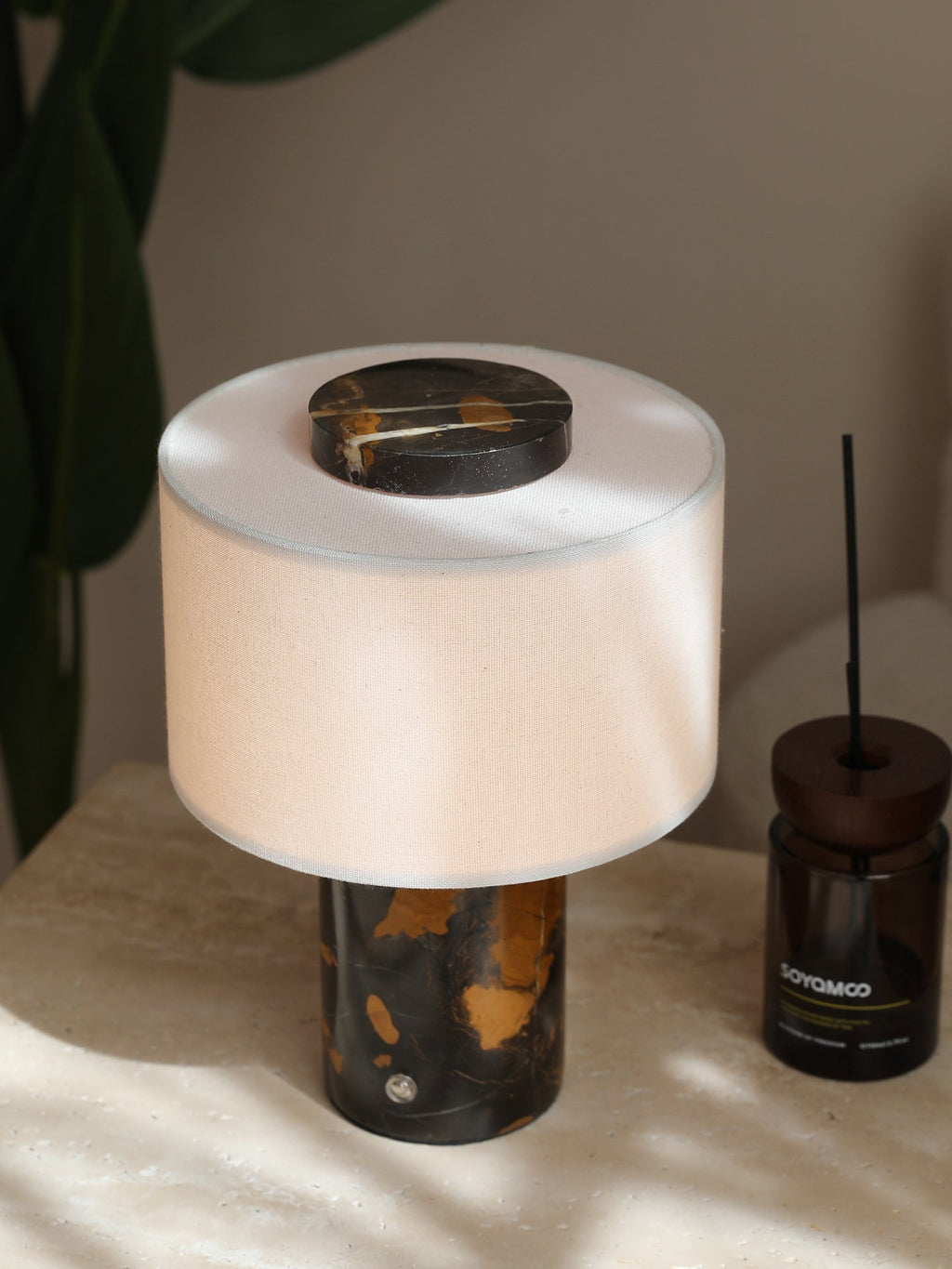 Marbella Stone Table Lamp by Tavilume - marble small table lamp, view 16