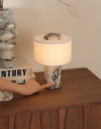 Marbella Stone Table Lamp by Tavilume - marble small table lamp, view 11