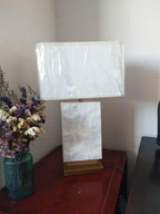 Marbi Table Lamp by Tavilume - marble large table lamp, view 11
