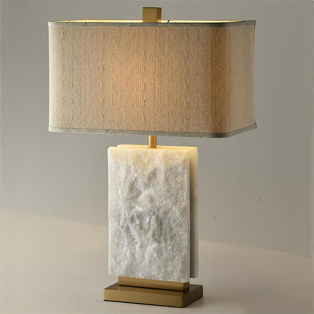 Marbi Table Lamp by Tavilume - marble large table lamp, view 2