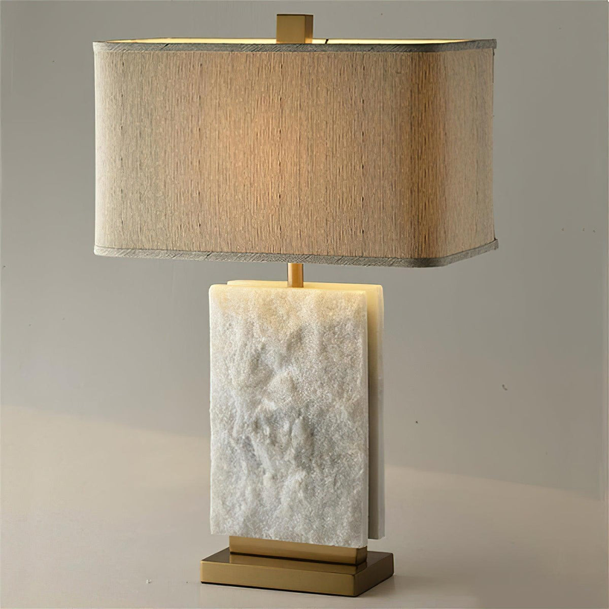 Marbi Table Lamp by Tavilume - marble large table lamp, view 2